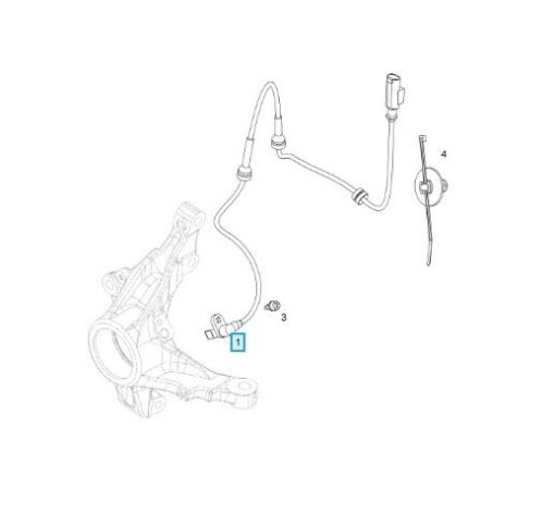 LSC 93191478 : Front ABS / Wheel Speed Sensor - NEW - Image 11
