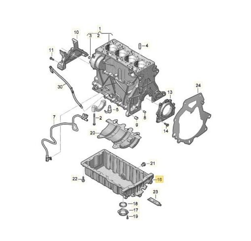 LSC 04L103603 : Engine Oil Pan / Sump - NEW - Image 11