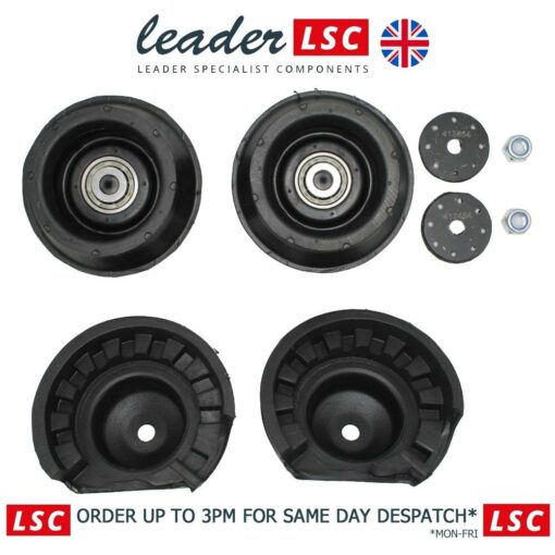 LSC 91165309 91165310 : Pair of Upper Front Shock Absorber Mount with Coil Spring Seat Cover Plate for Nissan Renault Vauxhall - NEW - Image 7
