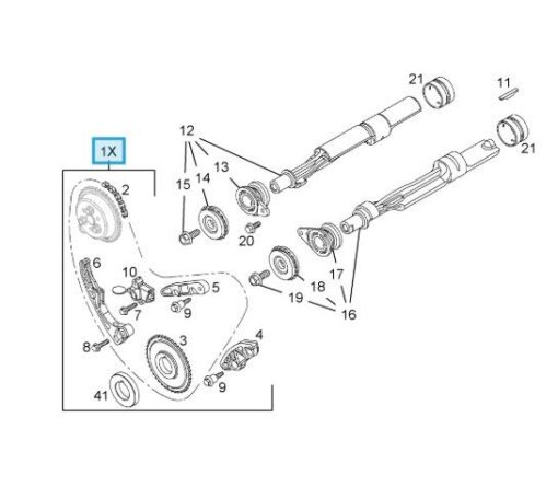 LSC 55563405 : Balance Timing Chain Kit for Vauxhall 2.2 Petrol Engines - NEW - Image 11