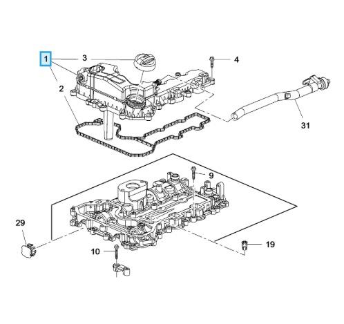 LSC 9811687980 : Cylinder Head Rocker Cover with Gasket for Citroen DS Fiat Peugeot Vauxhall - NEW - Image 11