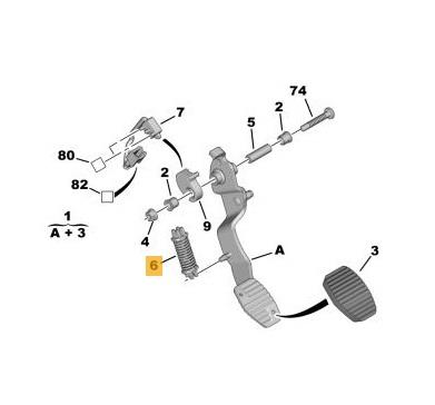 LSC 2148K8 : Clutch Pedal Return Spring for Citroen and Peugeot - NEW - Image 11