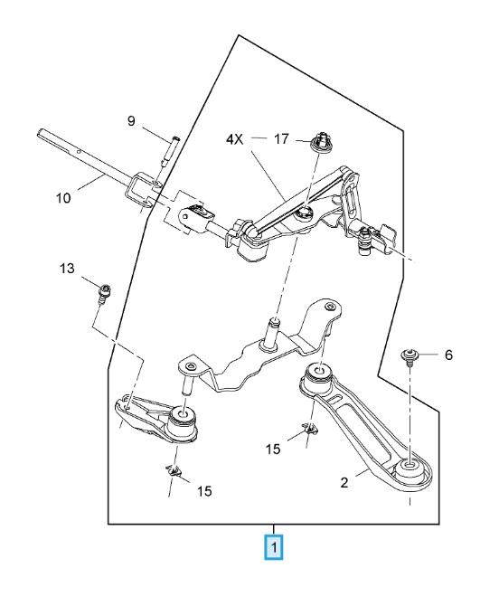 LSC 55556356 : Gearshift Linkage Assembly - NEW - Image 11