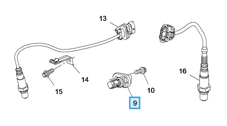 LSC 55562744 : Vauxhall Crankshaft Speed Position Pulse Sensor - NEW - Image 11
