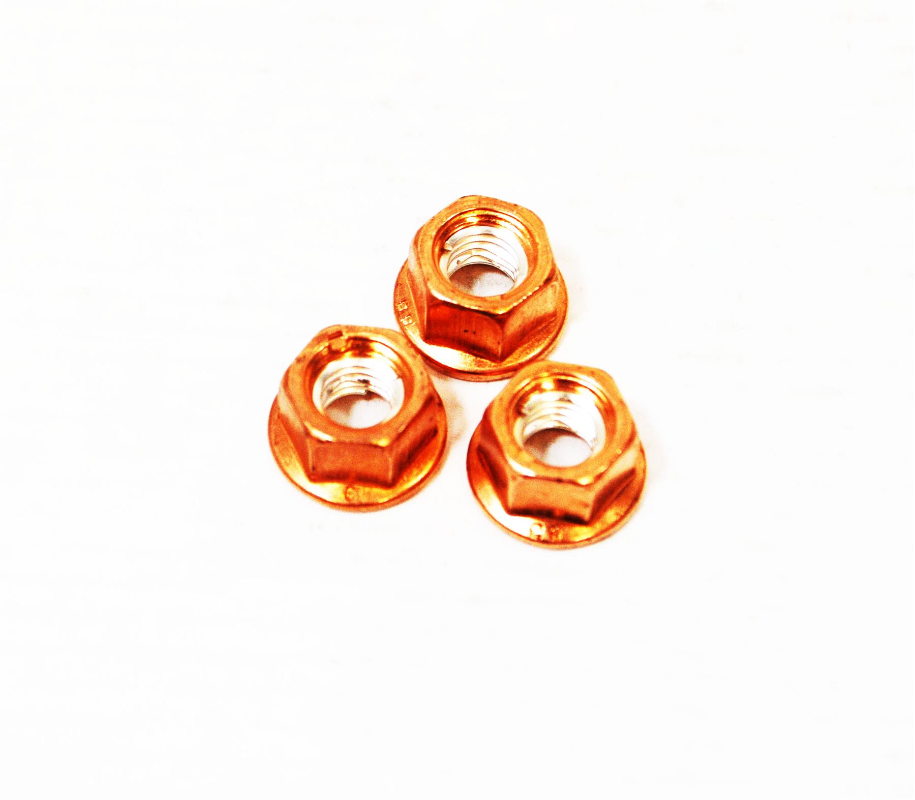LSC 9157116 : 3 x Genuine Vauxhall Front Exhaust Pipe Hex Nuts M8 - NEW - Image 3
