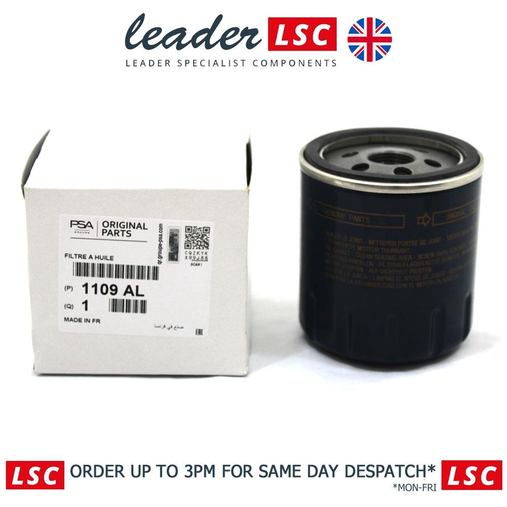 LSC 1109AL : Genuine PSA Oil Filter - NEW - Leader Specialist Components