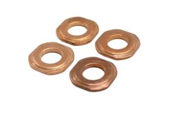 LSC 55578387 : 4 x Diesel Fuel Injector Seals - NEW ELRING