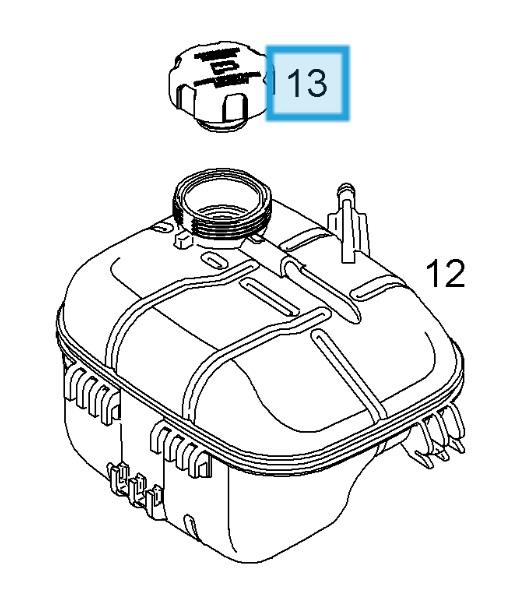 LSC 09202799 : RADIATOR EXPANSION COOLANT HEADER TANK CAP - NEW - Image 11