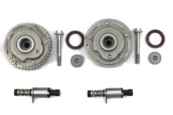 LSC 55568386 55567048 55567050 : GENUINE Vauxhall Camshaft Inlet and Outlet Sprockets with Timing Adjuster Actuators and Solenoids - NEW
