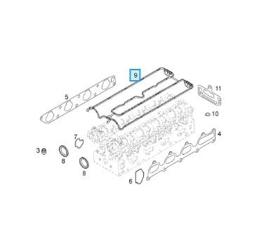 LSC 55558349 : Cylinder Head Rocker Cover Gasket - NEW - Image 11
