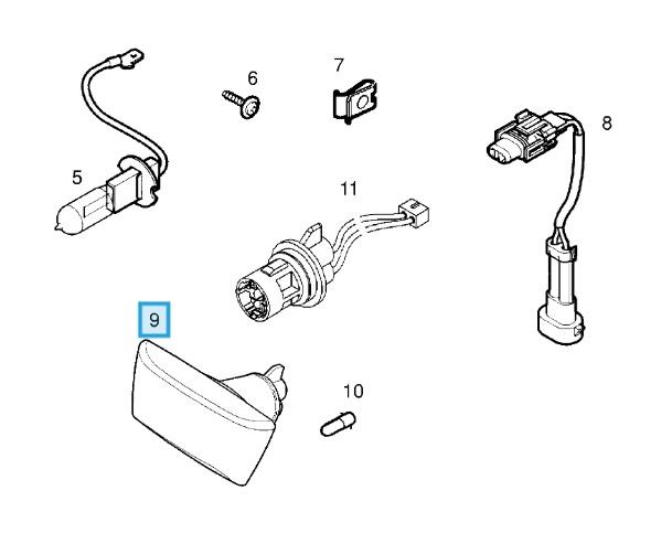 LSC 13252455 : GENUINE LHS Side Repeater Indicator - NEW - Image 11