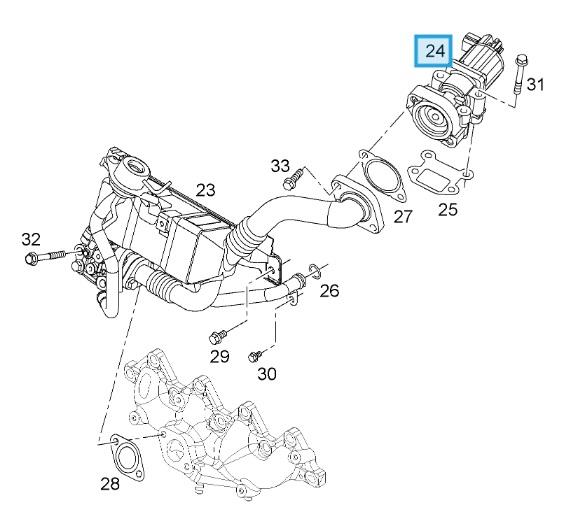 LSC 97376663 : GENUINE EGR Valve - NEW - Image 11