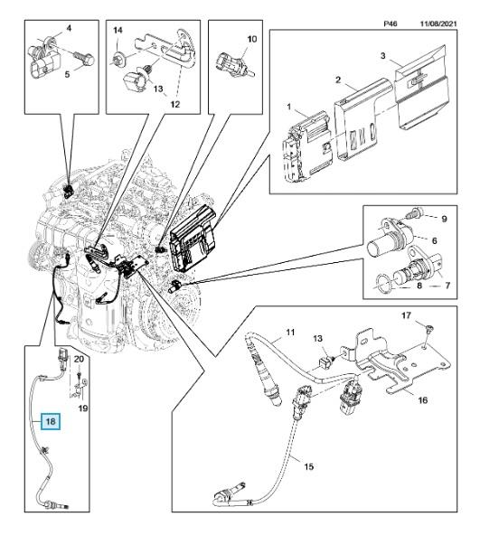 LSC 55596171 : Diesel Exhaust Temp Sensor Position 2 - NEW SALE - Image 11