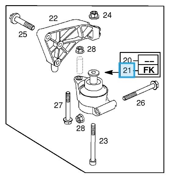 LSC 24427641 : Rear Engine Mount - NEW - Image 11