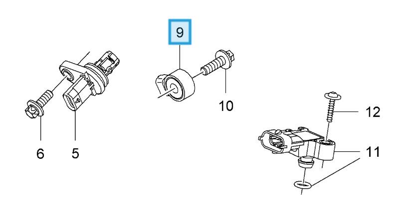 LSC 55563372 : GENUINE Cylinder Block Knock Sensor - 2 Pin Connector - NEW - Image 11