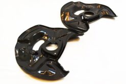 LSC 2104211020 : Pair of Front Brake Disc Backing Plates Splash Panels Dust Covers - NEW
