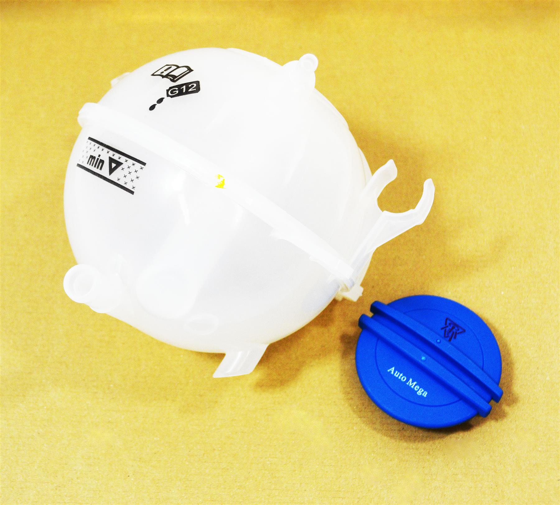 LSC 1K0121407A : Radiator Coolant Expansion Header Tank with Level Sensor and Cap - NEW - Image 5