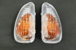 LSC 261603141R 261652475R : Pair of RHS and LHS Wing Mirror Indicator Lens for Nissan Renault and Vauxhall - NEW