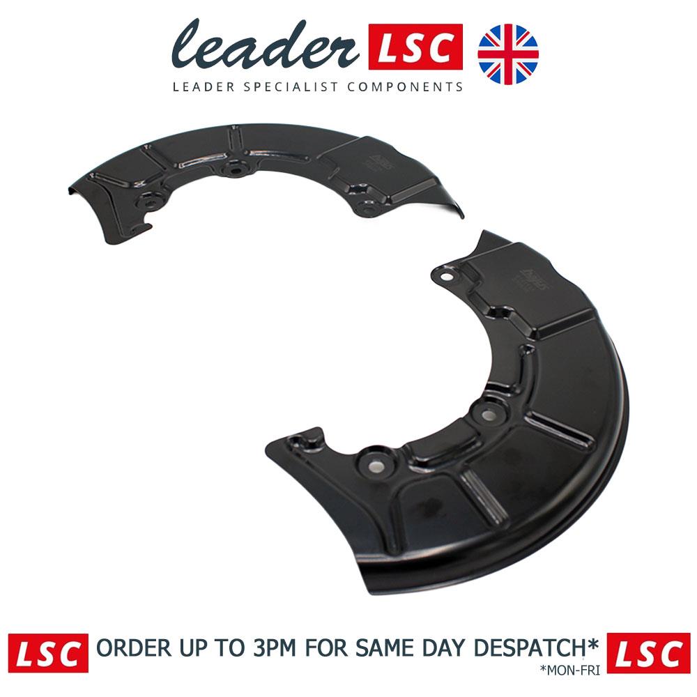 LSC 1J0615312A : Pair of Front Brake Disc Backing Plates Dust Covers Splash Guards - NEW - Image 6
