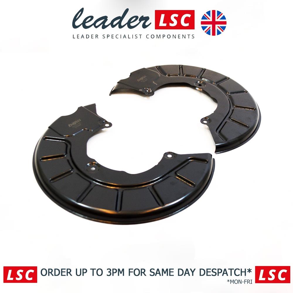 LSC 1K0615311F : Pair of Front Brake Disc Backing Plates Dust Covers Splash Guards - NEW - Image 10