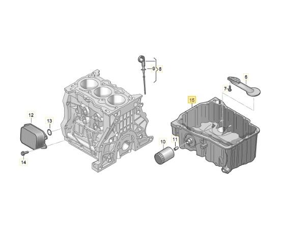 LSC 04C103601C : Oil Pan Sump - NEW - Image 11