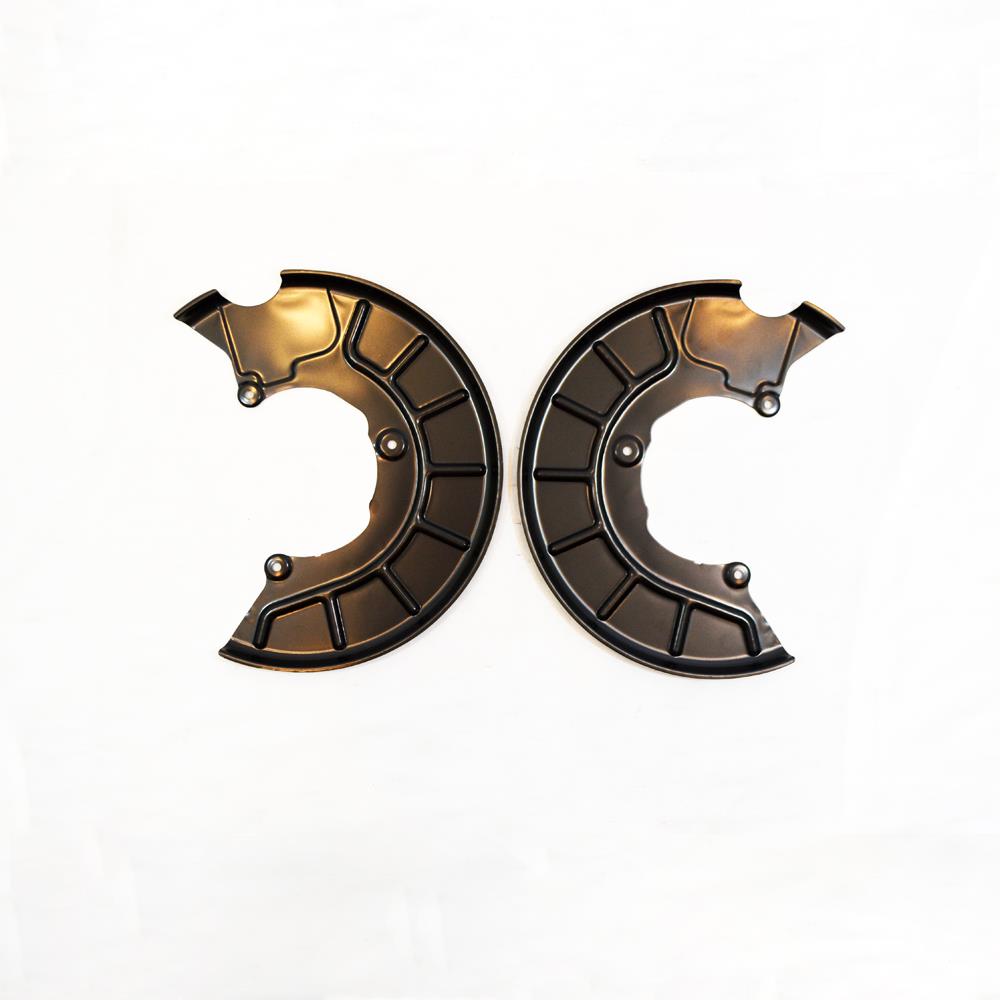 LSC 1K0615311F : Pair of Front Brake Disc Backing Plates Dust Covers Splash Guards - NEW - Image 4