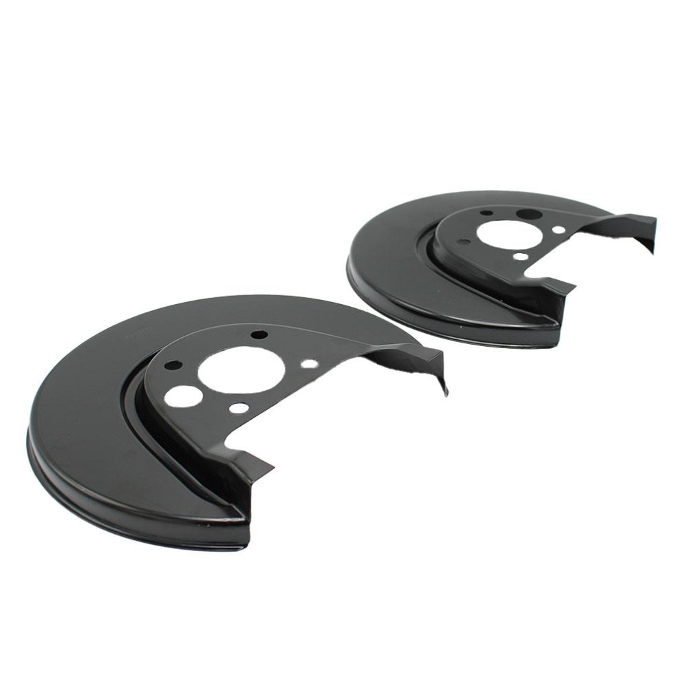 LSC 1J0615611D : Pair of Rear Brake Disc Backing Plates Dust Covers Splash Guards - NEW - Image 2