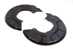 LSC 1K0615311F : Pair of Front Brake Disc Backing Plates Dust Covers Splash Guards - NEW