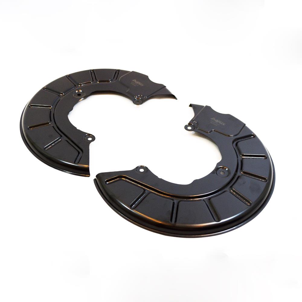 LSC 1K0615311F : Pair of Front Brake Disc Backing Plates Dust Covers Splash Guards - NEW