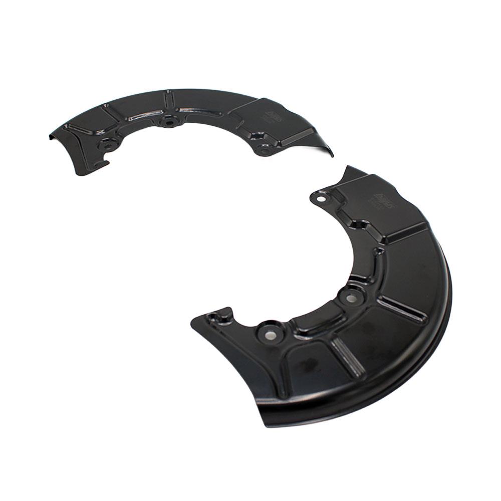 LSC 1J0615312A : Pair of Front Brake Disc Backing Plates Dust Covers Splash Guards - NEW