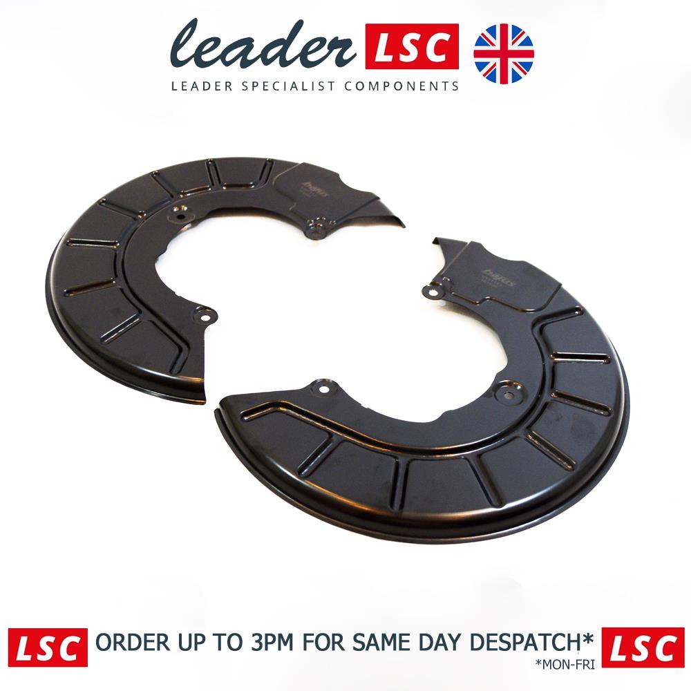 LSC 1K0615311F : Pair of Front Brake Disc Backing Plates Dust Covers Splash Guards - NEW - Image 6