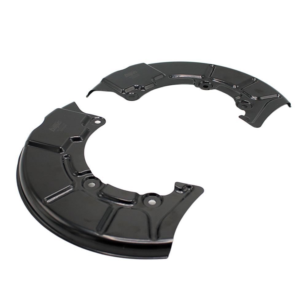 LSC 1J0615312A : Pair of Front Brake Disc Backing Plates Dust Covers Splash Guards - NEW - Image 2