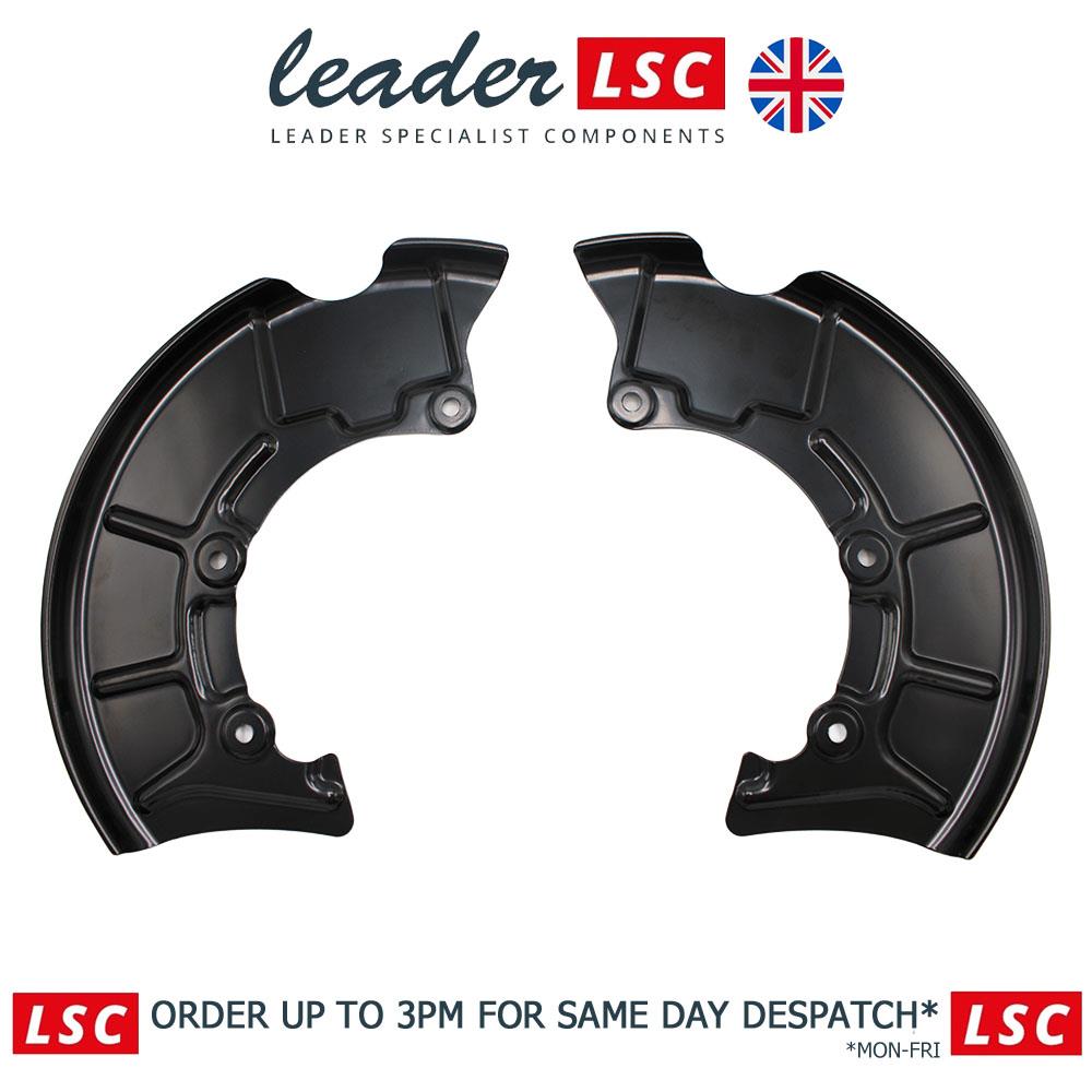 LSC 1J0615312A : Pair of Front Brake Disc Backing Plates Dust Covers Splash Guards - NEW - Image 9
