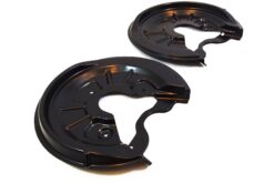 LSC 1K0615611AB : Pair of Rear Brake Disc Dust Covers Backing Plates Splash Panels - NEW