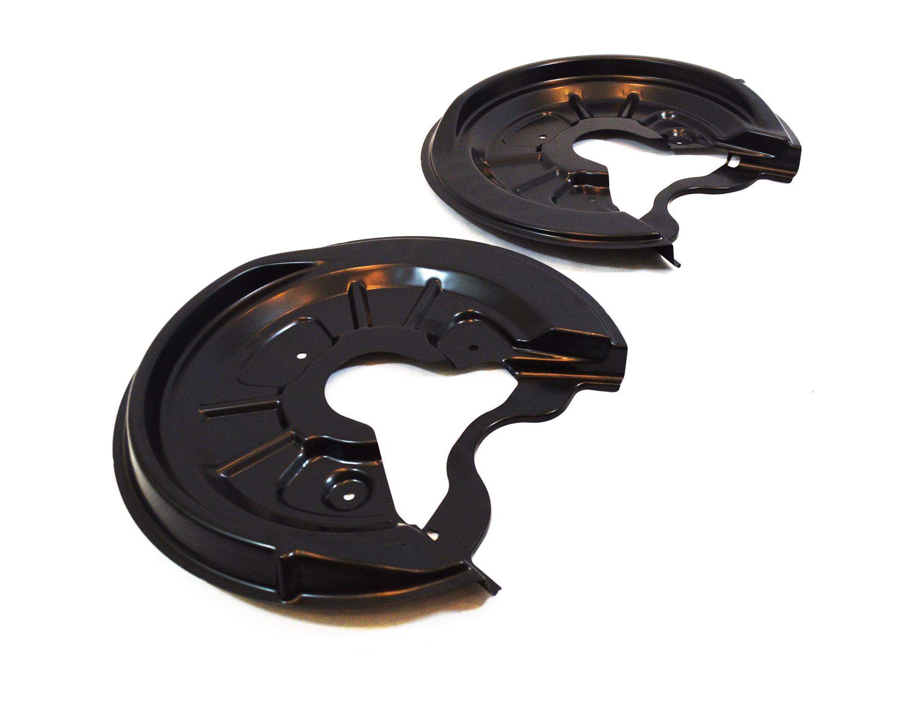LSC 1K0615611AB : Pair of Rear Brake Disc Dust Covers Backing Plates Splash Panels - NEW