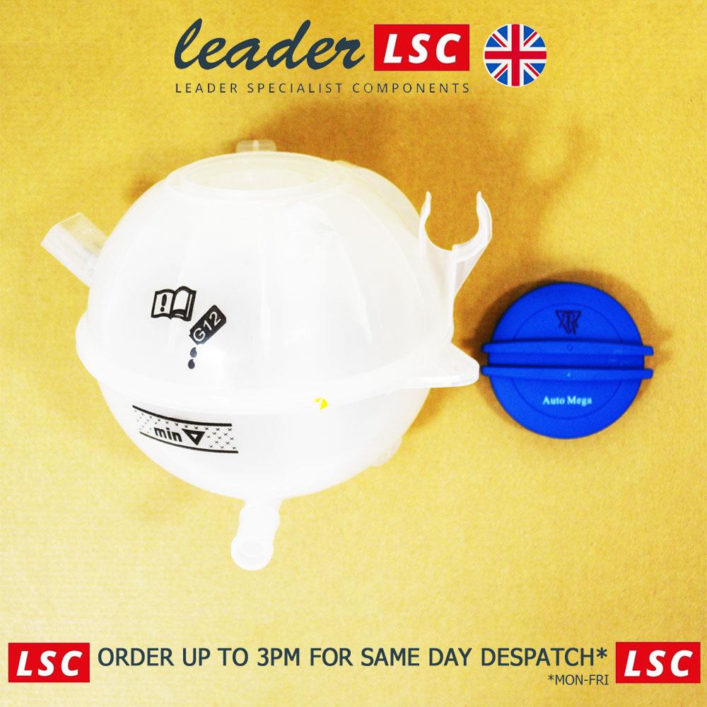 LSC 1K0121407A : Radiator Coolant Expansion Header Tank with Level Sensor and Cap - NEW - Image 8