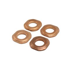 LSC 55578387 : 4 x Diesel Fuel Injector Seals - NEW ELRING