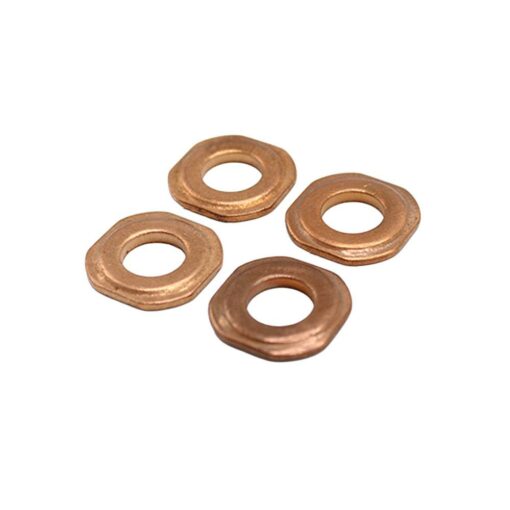 LSC 55578387 : 4 x Diesel Fuel Injector Seals - NEW ELRING