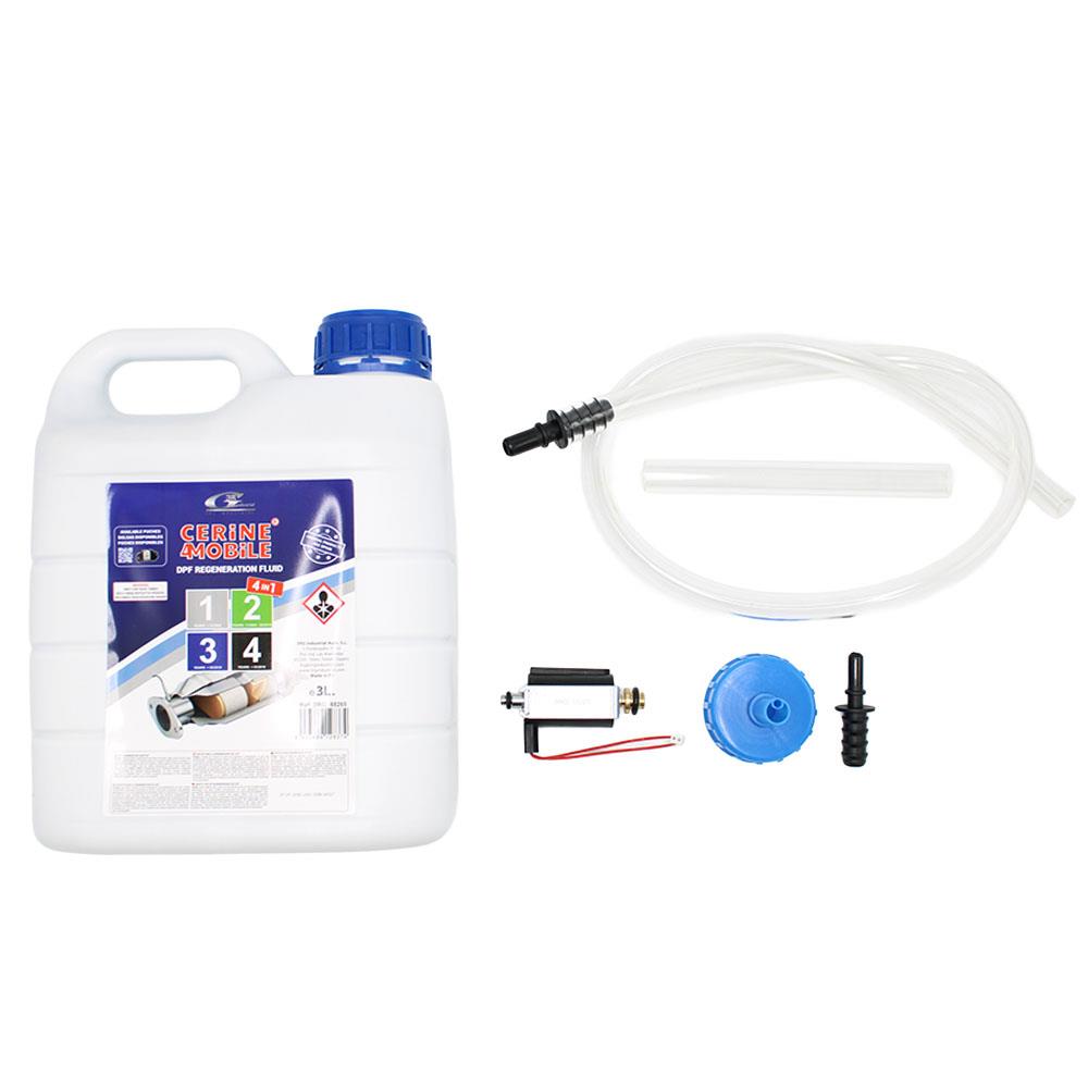 LSC 9817154080K : DPF Eolys PAT Fuel Additive Reservoir Pump Repair Kit and 3Lt Fluid - NEW
