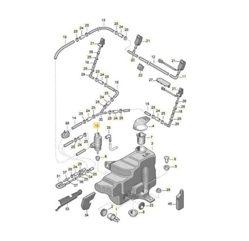 LSC 1J6955651 : Windscreen Washer Pump - NEW - Image 11