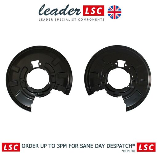 LSC 34211166107 : Pair of Rear Brake Dust Shields / Splash Guards - NEW - Image 9