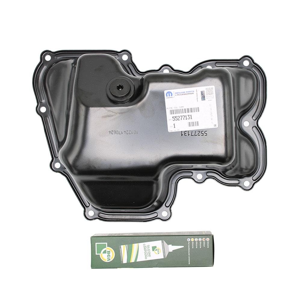 LSC 55277131 BGSILC : GENUINE Lower Oil Pan for Vauxhall Corsa and Gasket Sealant - NEW