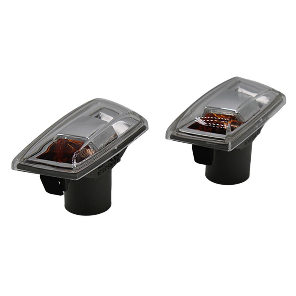 LSC 13252455 + 13252456 : PAIR OF GENUINE SIDE REPEATERS / INDICATOR LENSES - NEW