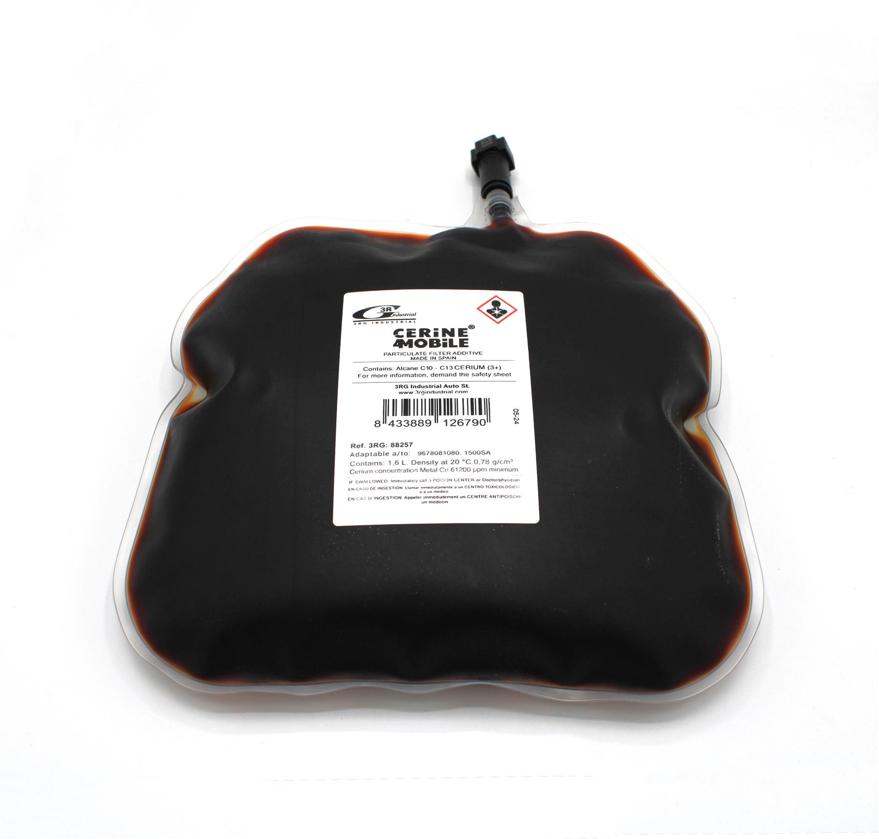 LSC 9678081080 : DPF Particulate Fuel Additive EOLYS Fluid Pouch 1.6L - NEW - Image 3