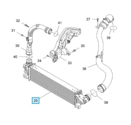 LSC 93868349 : Turbo Intercooler for 1.6 Diesel - NEW - Image 11