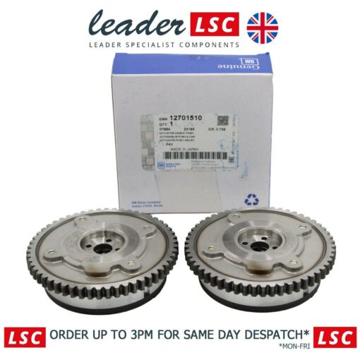 LSC 12701510 : GENUINE Set of 2 Camshaft Sprockets with Actuator - NEW - Image 8
