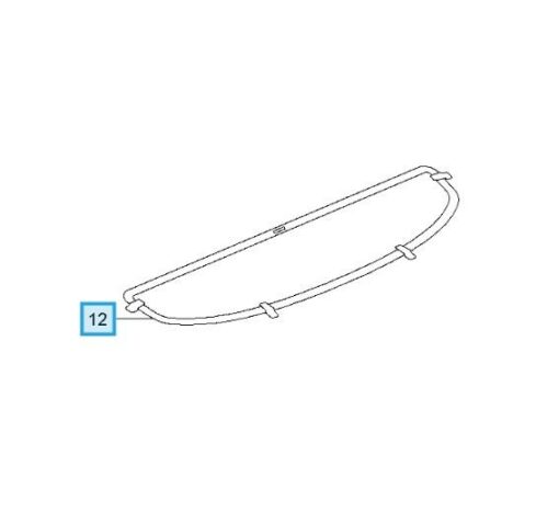 LSC 13499443 : GENUINE Estate / Sports Tourer Parcel Shelf Cover / Insert in BLACK - NEW - Image 11