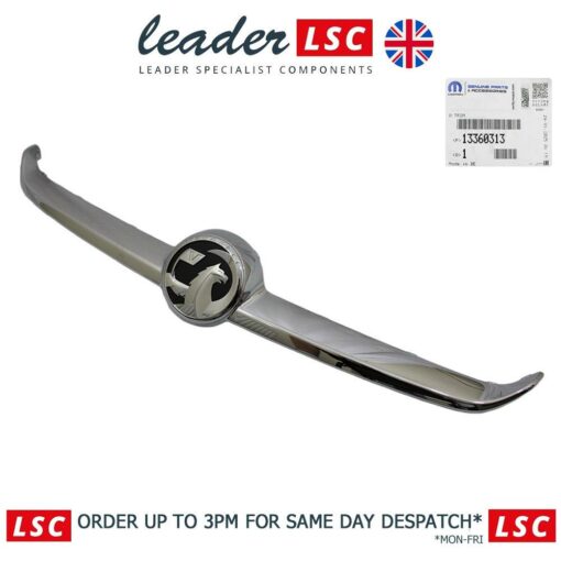 LSC 13360313 : GENUINE Chrome Upper Radiator Grille & Badge - NEW - Image 6