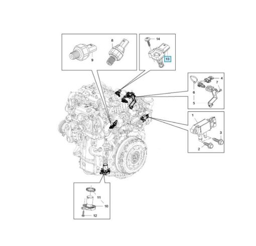 LSC 55593802 : Genuine OEM Intake Manifold Pressure (MAP) Sensor - NEW from LSC - Image 11