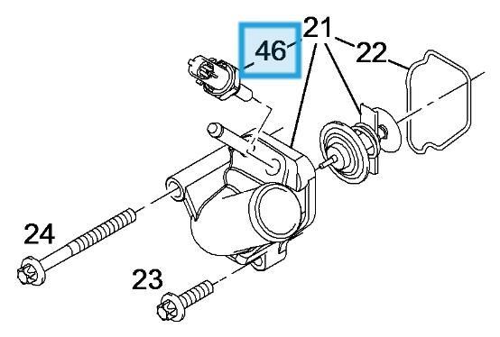 LSC 90530444 : Engine Timing Water Coolant Temperature Sensor / Sender - NEW - Image 11